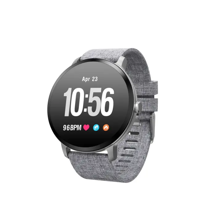 Reloj de Actividad y Salud Muvit iO Health Custom Gris Canvas - 1
