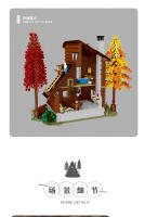 Bloques De Construcción Creativos Serie Foresta House Modelo De Ciudad Luz Conjunto De Calle Vivienda Modular Arquitectura Para Niños Regalos Para Niños - details 25
