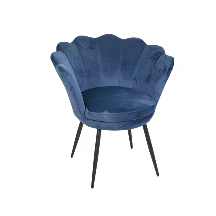SILLA TAPIZADA PATAS METAL HM86057 FIJALO - 1