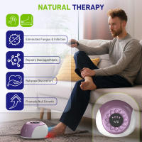 Dispositivo De Láser Para Uñas Con 57 Bolas Para Tratamiento De Candidiasis En Uñas Herramienta De Cuidado Del Pie Antifúngica Y Reparadora Para Uñas Dolorosas Y Dañadas - details 1