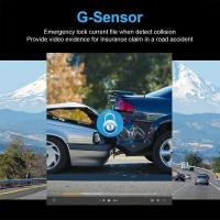 Cámara de tablero de coche de video de conducción Full HD 1080P con grabadora de video DVR de coche LCD de consola central, ángulo amplio de 170° WDR, visión nocturna, monitor de estacionamiento - details 6