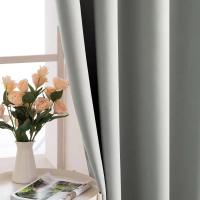 Cortinas de Tela Lisa de 140x260cm, Cortina Semi Transparente, con 13 Colores Disponible, material 100% Poliéster de Calidad y Resistencia, Cortina Para Salón Dormitorio y Oficina, Moderna Decorativa, Envío desde españa. - details 2