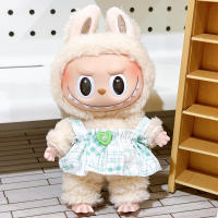 Ropa De Peluche Labubu Para Bebé 17cm Accesorios De Anime Lindo Y Moderno Traje De Hoodie Para Regalo De Navidad Unisex - details 12