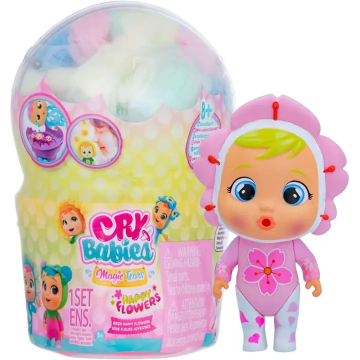 Bebes Llorones happy flowers lágrimas mágicas (1 unidad modelo aleatorio) IMC Toys - 1