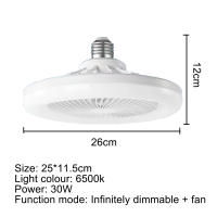 Ventilador De Techo Con Control Remoto Y Luz Multifuncional Con Temporizador Moderno Ajustable Y Desmontable E27 Para Dormitorios - details 0