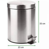 Banner - Papelera inox con pedal