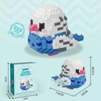 Mini Bloques De Construcción 3D Serie Pájaro Bonito Modelo De Perro Pollo En Ladrillos Juguete Decorativo Para Mesa Regalos Para Niños - details 12