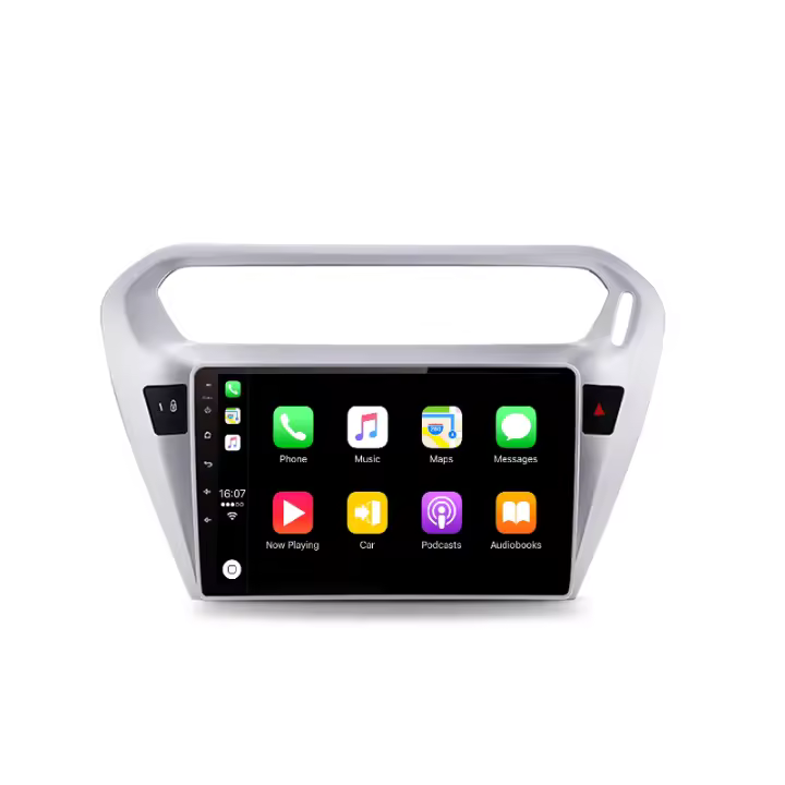 AWESAFE inalámbrico CarPlay Android Auto Radio para  Peugeot 301 Citroen Elysee 2013 2014 2015 2016 2017 2018 coche reproductor multimedia GPS 2 din autoradio volante controles RDS Bluetooth - 1