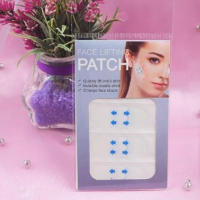 12Pcs Parches Antienvejecimiento Invisibles Para Rostro Y Cuello Eliminación De Arrugas Mascarilla Facial Adelgazante Para Levantamiento V De La Cara - details 8