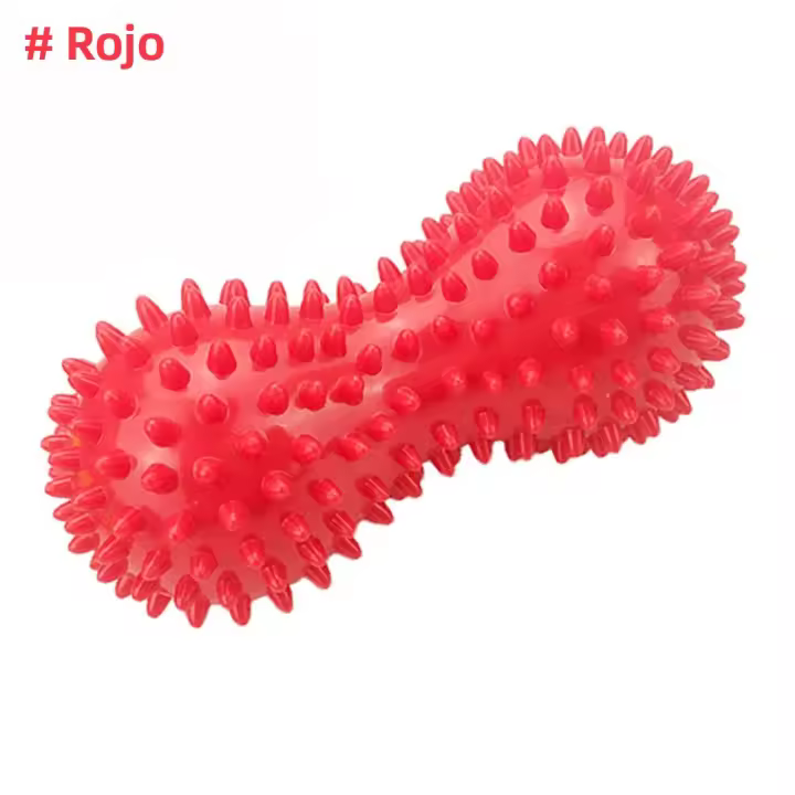 Bola De Mano Para Masaje Y Ejercicio PVC Con Espinas Peana Inflable En 6 Colores Para Fitness Y Yoga Suministros Deportivos - 1