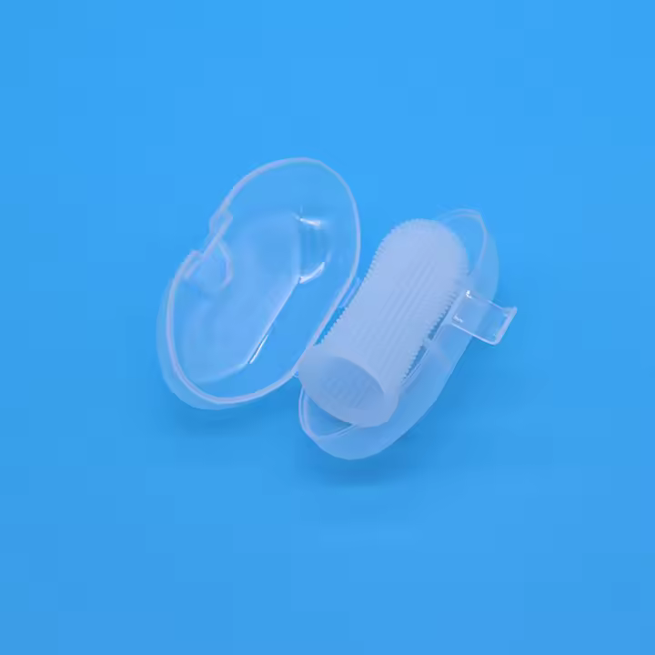 Cepillo De Dientes Para Perros Y Gatos De Silicona No Tóxica Super Suave Para Limpieza De Dientes Y Eliminación Del Aliento Malo Cuidado De La Salud Oral Para Mascotas - 1