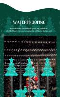 Luces Solares De Copos De Nieve LED Para Jardín Decoración De Navidad Guirnalda De Árbol De Navidad Y Paisaje Externo - details 17
