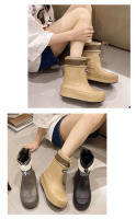 Botas De Lluvia Para Mujer Antideslizantes Impermeables Con Banda Elástica Para Senderismo Al Aire Libre Y Camping En Días De Lluvia - details 10