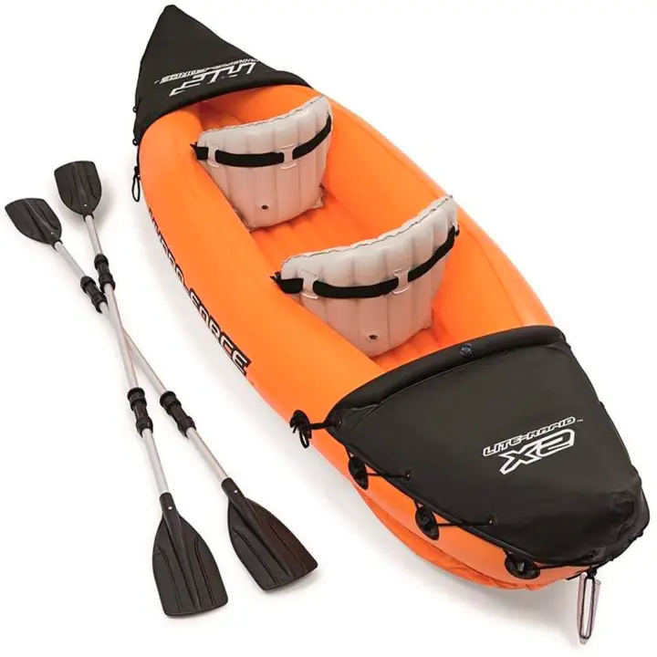 Bestway Kayak K2 321x88 Cm - Remos de Aluminio - Inflador 65077 - 1