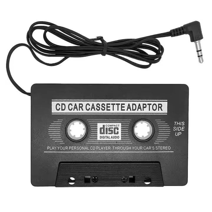 Ociodual Adaptador de Cinta para Coche Autoradio de Cassette a Jack 3.5 mm Mp3 Mp4 Teléfonos Moviles Smartphones Tablets - 1