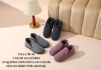 Zapatillas Casa Hombre Mujer Invierno talla 36-46 ,forro interior de polar acogedor ,pantuflas de casa cerradas con suela de goma antideslizante ,zapatillas de casa hombres y mujer calido,color aleatorio,si quieres algun color concreto nos escribes - details 4