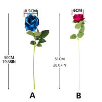 5pc Bellas Rosas Artificiales De Seda Para Decoración De Mesa Y Casas Regalo De San Valentín Decoración De Boda Y Aniversarios - details 1