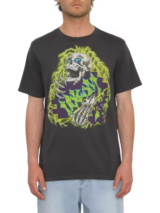 Camiseta Volcom Wall Puncher - Stealth - 1