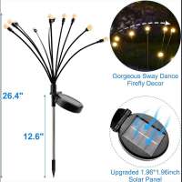 Luces De Jardín Solar Powered Firefly Resistente Al Agua Para Decoración Luces Exterior Vibrantes Nuevo Modelo De GCTECHING - details 4