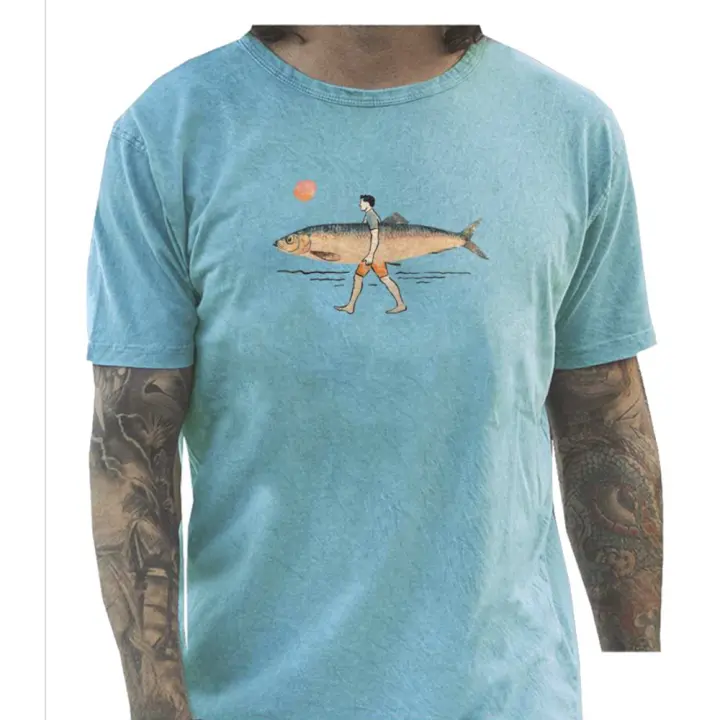 Camiseta hombre Sargantana 85013227 Man & Fish agua - 1