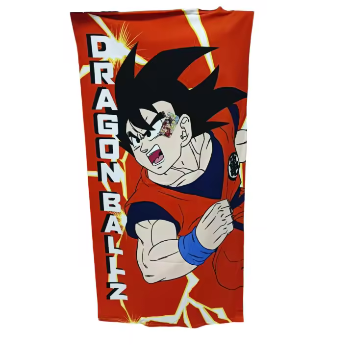 Mommata Toalla Playa-Piscina Dragon Ball Z Goku 70x140 Microfibra. - 1