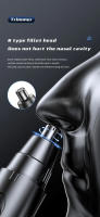 Trimmer De Pelo Nasal Eléctrico Potente Para Hombres Y Mujeres Motor De Alta Torque Y Bajo Ruido Ideal Para Eliminar Pelo De La Nariz Y Orejas - details 4