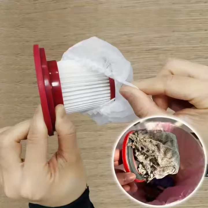 Filtro De Aspiradora Desechable Y Lavable 20pcs Cubierta Protectora De Tela No Tejida Para Aspiradoras Portátiles - 1