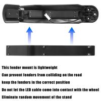 Guardabarros Ajustable Para Xiaomi M365 1s pro 2 Mi3 Scooter Eléctrico Con Porta Placa Y Faro Trasero Pieza Trasera Antigolpes - details 6