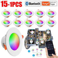 Lámpara De Techo LED Inteligente Bluetooth 10W RGB Con Control Remoto APP Y Google Alexa Para Sala De Estar Y Cocina - details 0
