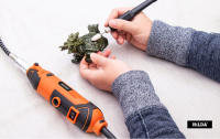 HILDA Engraver Drill Eléctrico Herramienta Rotativa Con Eje Flexible Máquina De Grabado Mini Taladro Velocidad Variable Para DIY En El Hogar - details 0