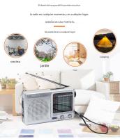 Radio AM/FM/SW portátil operado compatible con interior, exterior y Uso DE EMERGENCIA - details 4