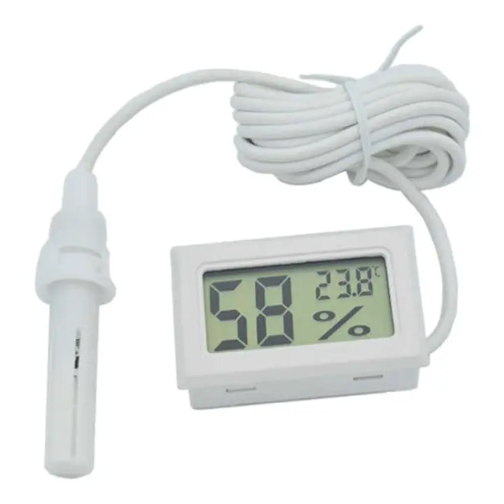 Mini Higrómetro Y Termómetro Digital LCD Con Sensor Monitor Para Apicultura Detector De Humedad Portátil Y Conveniente - 1
