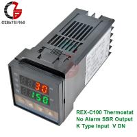 Controlador De Temperatura Digital PID REX-C100 Thermostat Con Salida SSR Relé Para Incubadora Termostato De Huevo 220V - details 0