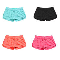Shorts De Verano Para Mujer Cintura Alta Elástica Con Bolsillos Casual Lace up Knitting Fitness Y Deportes Bottom Loose - details 1