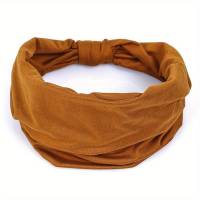 Headband Ancho Para Mujer Accesorio De Pelo Con Lazo Estilo Sólido Para Maquillaje Deporte Yoga Correr Uso Diario En Cuatro Estaciones Material Algodón - details 11