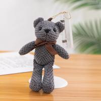 Muñeco De Llavero Oso De Naranja Super Bonito 16cm Peluche Suave Juguete Creativo Regalo De Cumpleaños Para Mujeres Material De Algodón - details 6