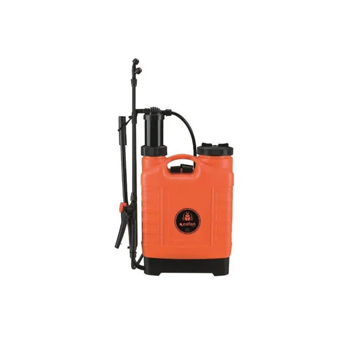 Cofán Sulfatadora Pulverizador de Mochila para Espalda Manual | Capacidad: 12 litros | Color: Naranja y Negro - 1