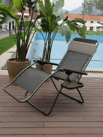Reposacabezas para silla reclinable, almohada acolchada para silla plegable de playa, con tirantes para Picnic - details 2