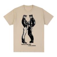 Camiseta Tom of Finland LGBT GAY Vintage Arcoíris Hombre Mujer Casual Cuello Redondo Manga Corta Algodón Poliéster Transpirable - details 1