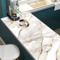 Papel Tapiz Autoadhesivo De Patrón De Mármol Para Decoración De Hogar Sala De Estar Comedor Cocina Resistente Al Aceite Decoración De Fondo - details 2