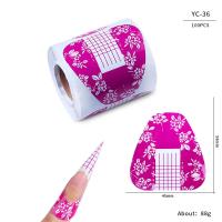 100pcs Formas De Uñas Artísticas Para Gel UV Extensión De Acrílico Estampado Francés Herramienta De Manicura Stencil Adhesivo Creativo Y Conveniente Para Uso Profesional O Doméstico - details 39