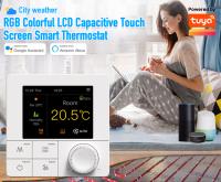 Termostato Inteligente Tuya WiFi Para Calefacción Eléctrica Y Agua/Boiler Gas Controlador De Temperatura Compatible Con Google Home Y Alexa 220V - details 3