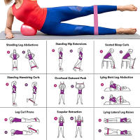 Banda Elástica De Tensión Para Ejercicio De Yoga Y Fitness Forma De Piernas Y Core Entrenamiento De Resistencia Circular De Resistencia - details 9