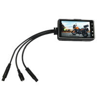 Cámara De Dash De Motocicleta DVR Con Dos Cámara Frontal Y Trasera Grabadora De Zinc Aluminio Automáticamente Encendida Y Apagada Grabación En Loop - details 3