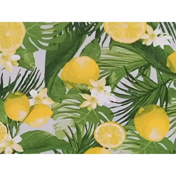 Hulehule Tex Mantel Resinado Antimanchas Estampado Limones Diseño Exclusivo - 1