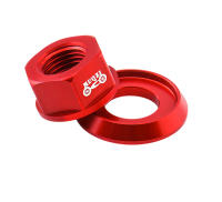 MUQZI 2pcs Juego De Tornillos Para Eje De Radio Y Delantera De Bicicleta De Aluminio Aleación Para MTB Carretera Bicicleta Plegable - details 4