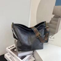 Bolso de mano de cuero PU elegant para Mujer, Bolso de Hombre Vintage Rojo vino, Bolso de viaje Grande, Bolso de mano versátil - details 0