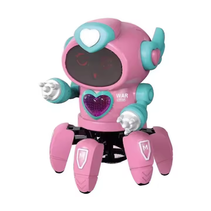 Robot Electrónico de Juguete Que Canta música con Luces musicales y coloridas - 1