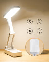 Lámpara De Mesa Plegable LED Portátil Con Protección Ocular Recargable USB Luz Nocturna Dimmer De 3 Temperaturas De Color - details 0