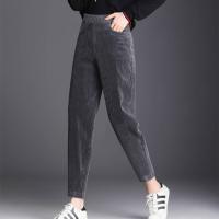 Pantalones Casuales De Cordón Para Mujer Gruesos Y Cálidos Leggings De Otoño E Invierno De Alta Cintura Estilo Harem Talla Alta Elasticidad Ajuste Regular Largo Hasta La Rodilla - details 10